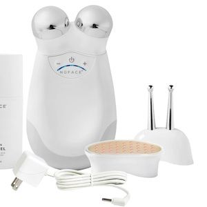 * SOLD * Nuface Trinity Facial Tool w/ Lip Eye Attachments EUC